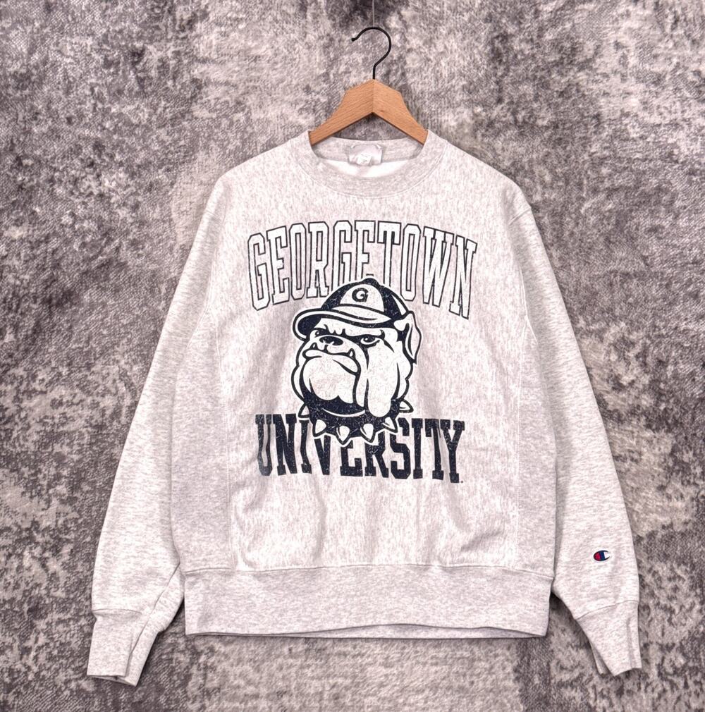 Champion Reverse Weave Sweatshirt Medium Mens Georgetown Hoyas